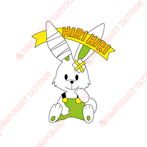 Rabbit Customize Temporary Tattoos Stickers NO.8910